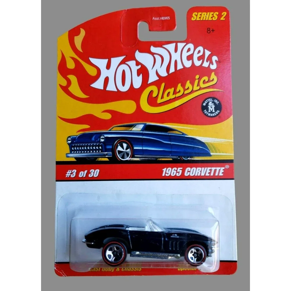 2006 Hot Wheels 1965 CORVETTE Spectraflame Dark Blue CLASSICS SERIES 2 REDLINE